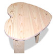 檜（ひのき）ハート型テーブル